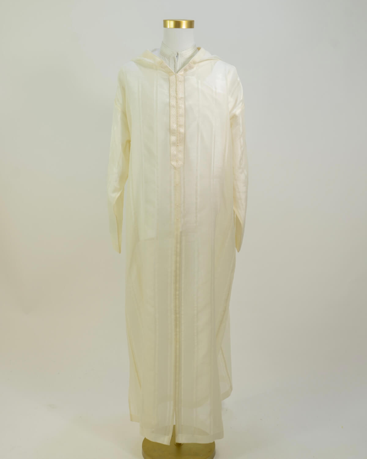 Jellaba Cha3ra Faite-main Décor lignes