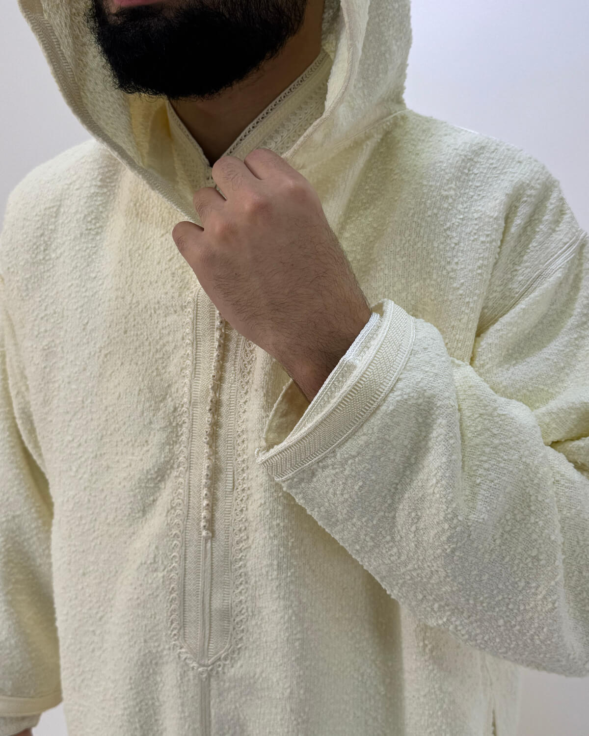 JELLABA Ouazania Blanche