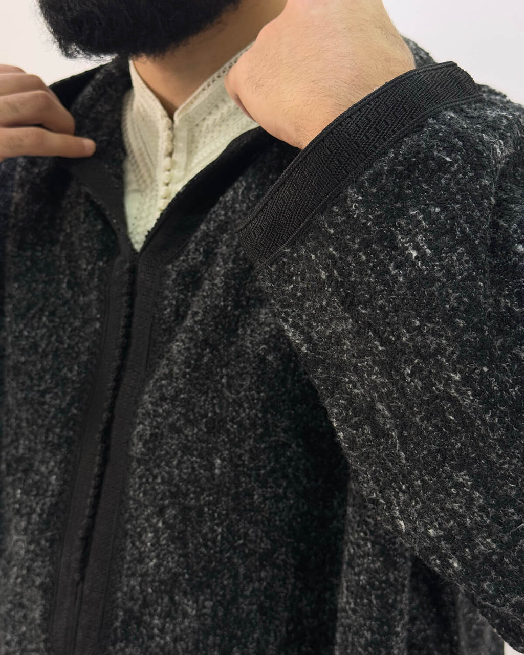 JELLABA Wazania / Ouazania Noire