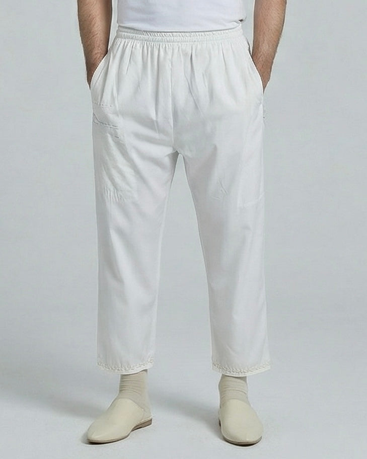 Pantalon Othman Blanc Ivoire