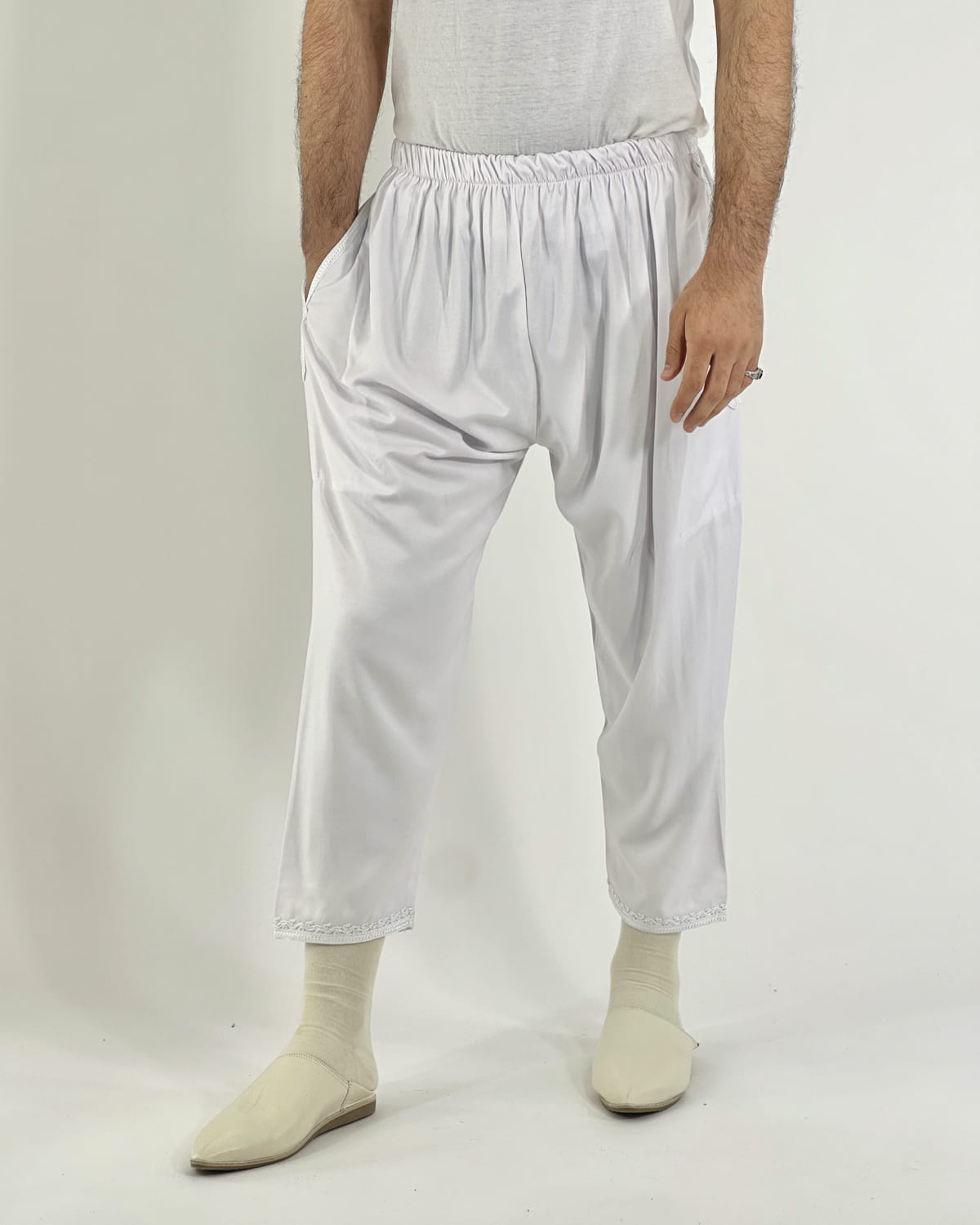 Pantalon Othman Blanc pur