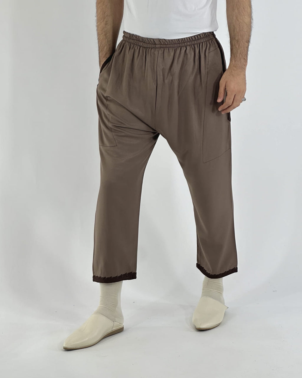 Pantalon Othman Marron