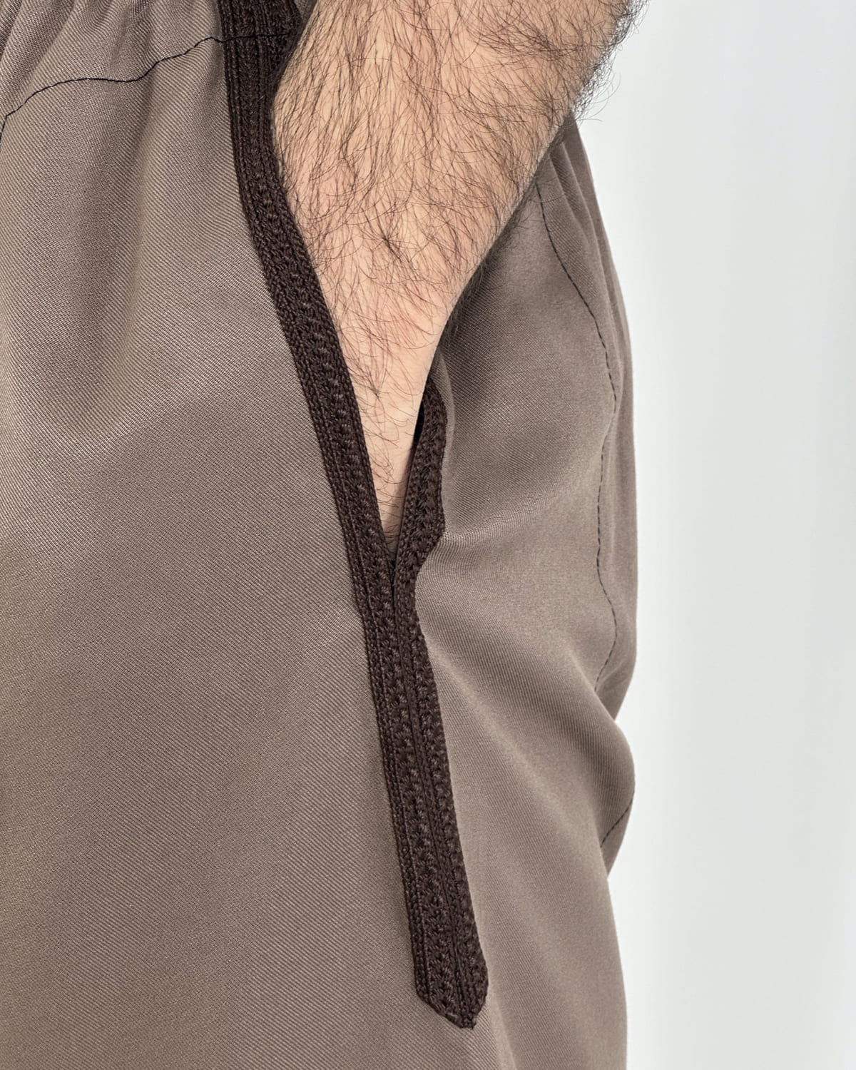 Pantalon Othman Marron